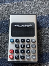 Vintage Casio Pocket-Mini Calculator CP-801C ...
