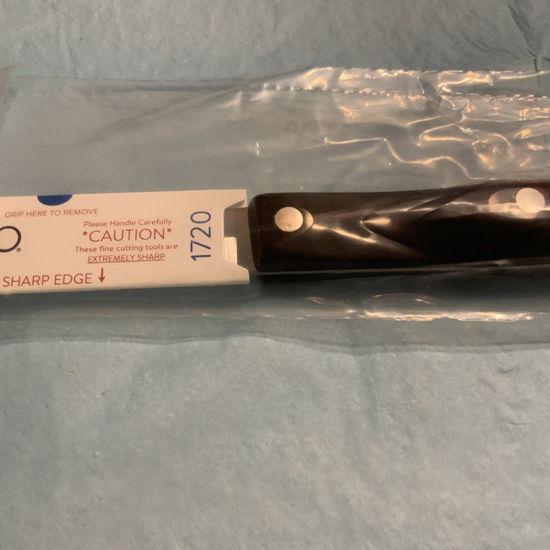 New Factory Sealed Cutco #1720 KI Paring Knife 2 ¾” Blade Black Handle