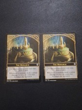 2x The Monarch [Conspiracy: Take the Crown Tokens] MTG LP Printed On Both Sides