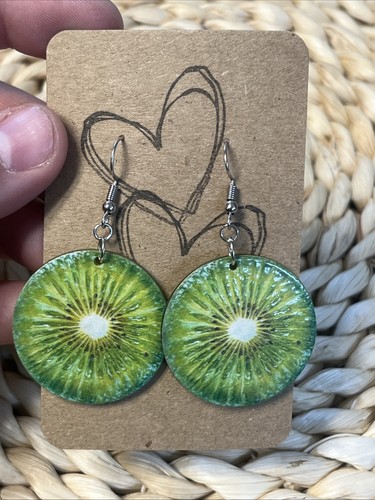 Kiwi Fruit Earrings NEW