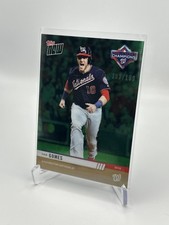 2019 Topps Now YAN GOMES #WSC-11 Washington Nationals GREEN /199 Baseball