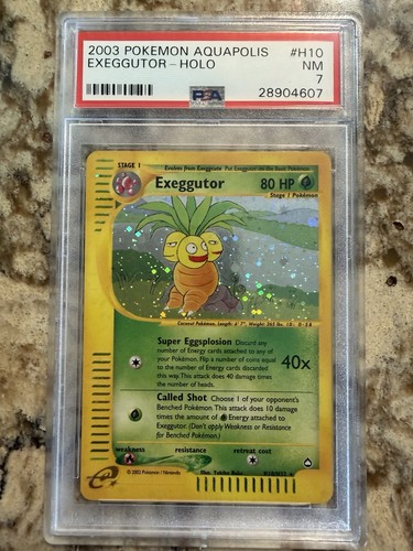 Exeggutor graded PSA 7 for sale on eBay