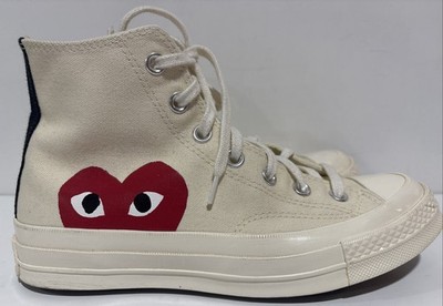 Converse x Comme des Garcons Play Chuck 70 Hi Heart - Men s 6 Women s 8