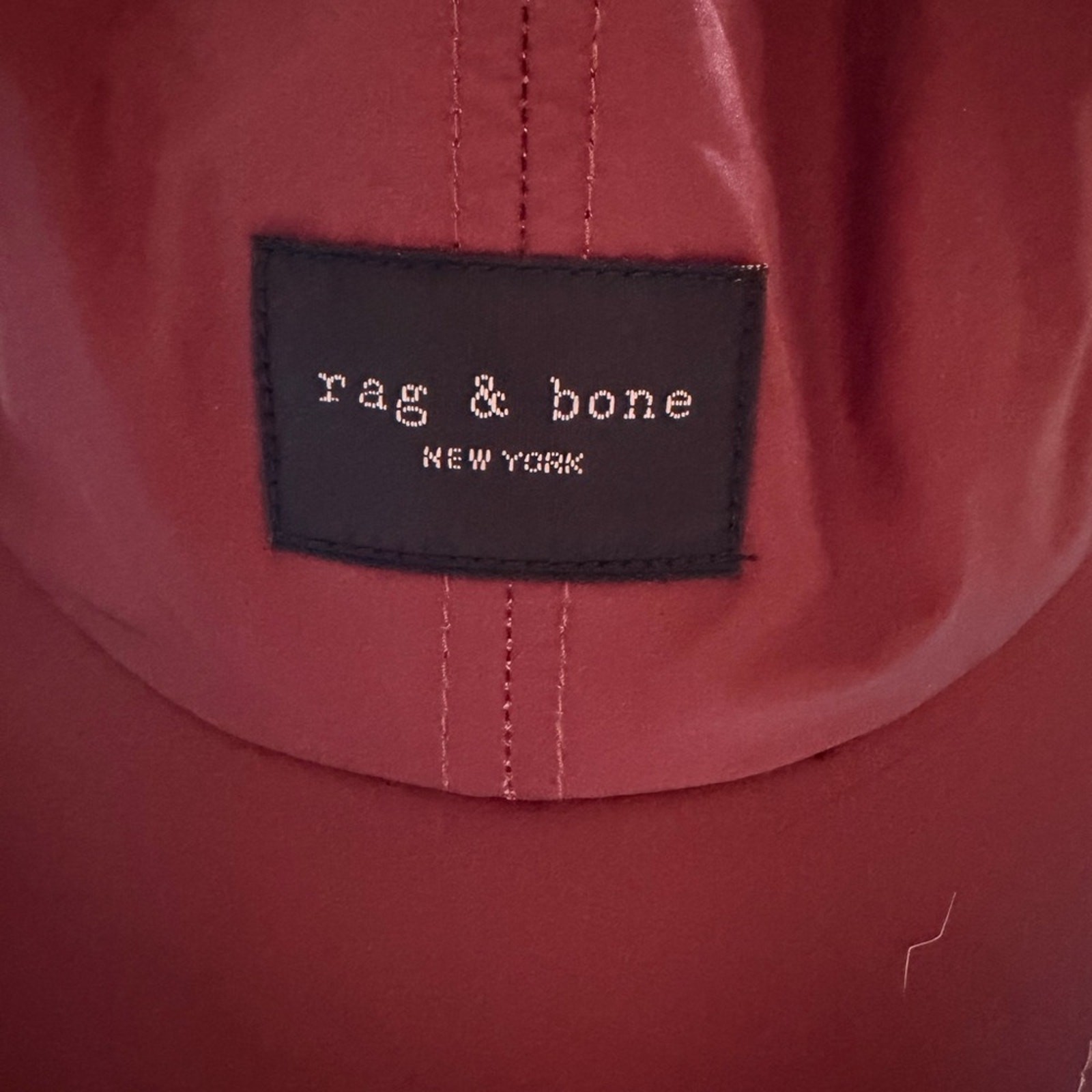 Rag & Bone Deep Red Cap - image 2