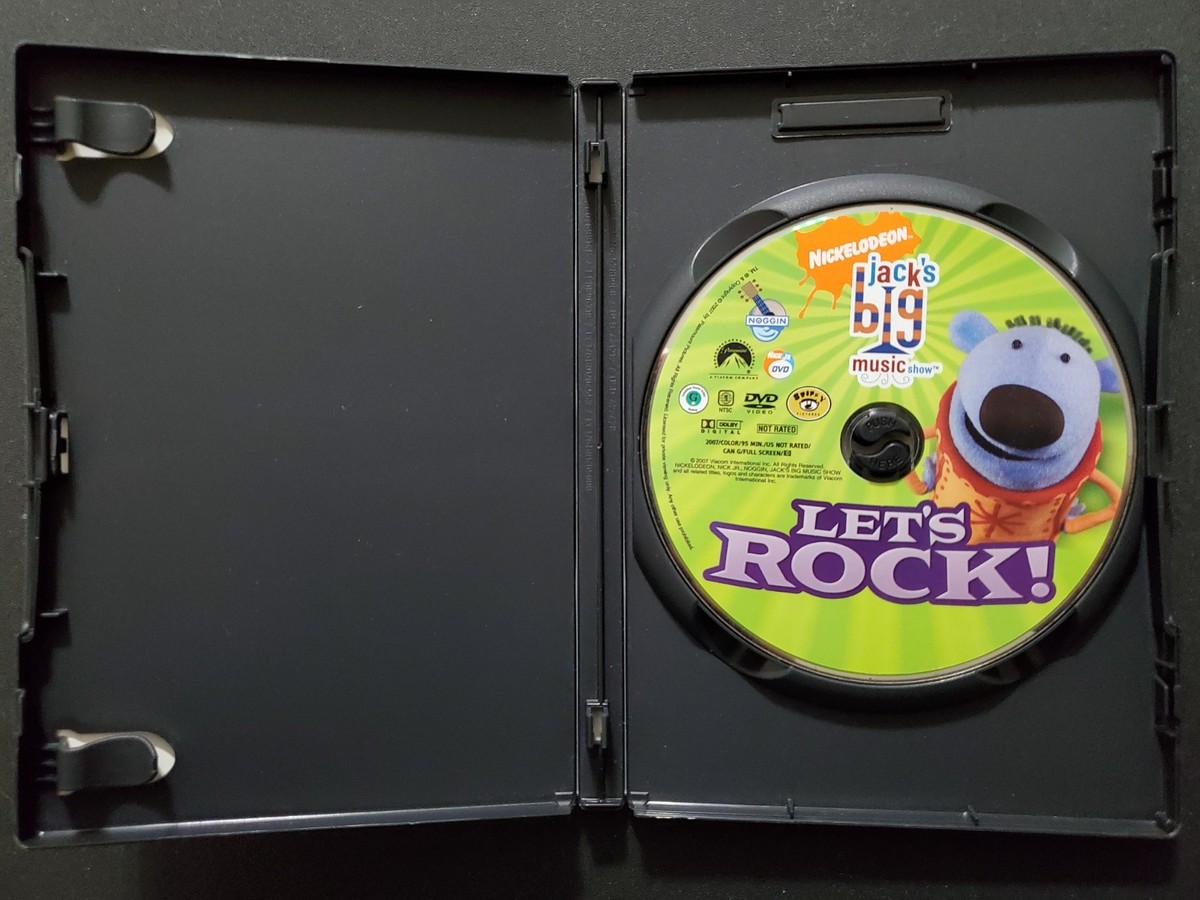 Jack's Big Music Show: Let's Rock! (DVD, 2007) Nickelodeon Jon