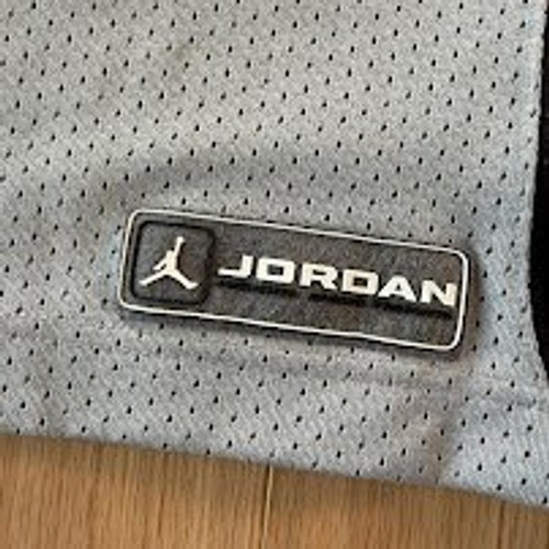Vintage 2003 Nike Michael Jordan 23 Jumpman Gray Football Jersey Mens XXL thumbnail 2