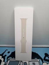 Apple Watch 40mm Starlight Sport Band S/M Genuine OEM MYJ33AM/A Open Box
