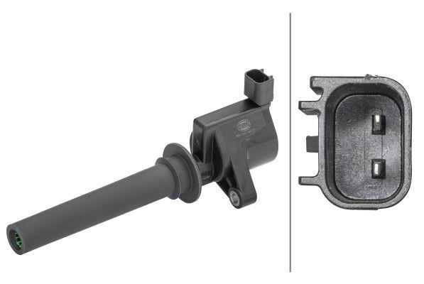 HELLA Ignition Coil 12V 2 Pins Bolted Mounting Fits Ford Maverick 5DA358168-571