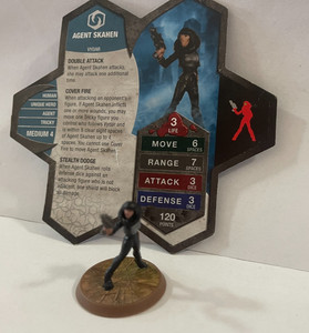 Heroscape Agent Skahen -  2008 GenCon Promo with Card