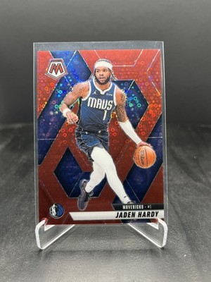 2024-25 Panini Mosaic Basketball Jaden Hardy Fast Break Red 18/99 #99