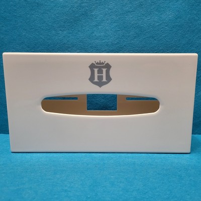   Schachtel Taschentuchbox - im modernen Stil - in der Farbe Weiß