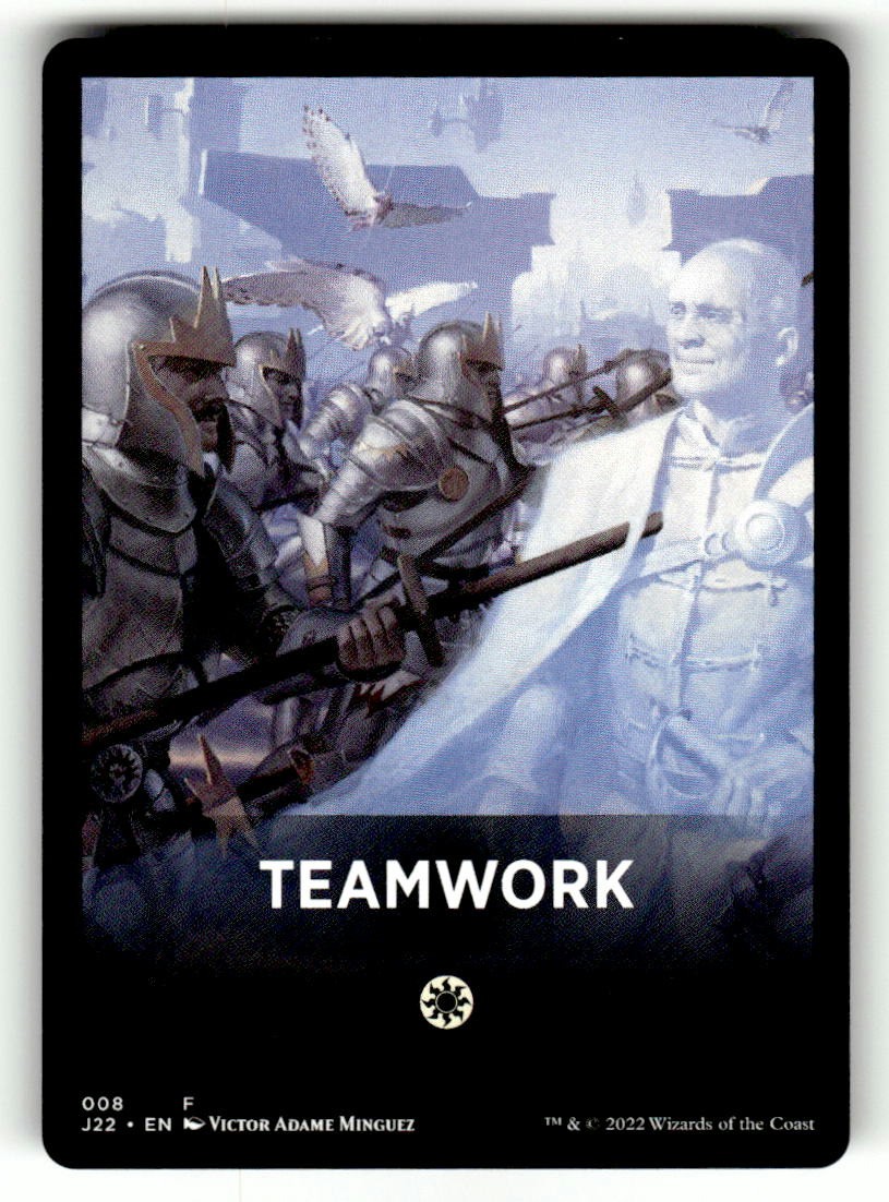 Teamwork Theme Card Jumpstart 2022 8 T Magic: The Gathering Near Mint