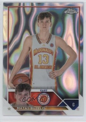 2023 Topps Chrome McDonald's All American Lava Refractor 3/299 Matas Buzelis kf4
