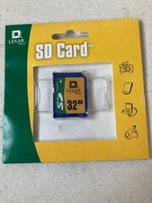 Lexar Media 32MB SD Card New Sealed