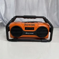Pyle Audio PJSR350 Rugged Portable Job-site Bluetooth Speaker w/FM-Radio Orange