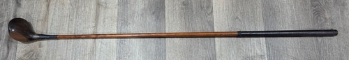 Antigua cuchara de palos de golf vintage Columbia con eje de madera de nogal americano - Imagen 14 de 14