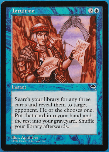Intuition Tempest NM (Rare Reserved List MTG Magic Card) (ID# 504060) ABUGames