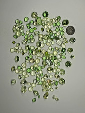 951.25 Carats Green Loose Gemstones Lot From Gold & Silver Scrap Jewelry. C737