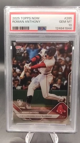 PSA 10 2025 Topps Now #285 Roman Anthony Boston Red Sox GEM MT