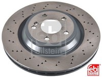 2X Bremsscheibe Febi Bilstein 174736 2 Bremsscheiben Hinterachse Hinten