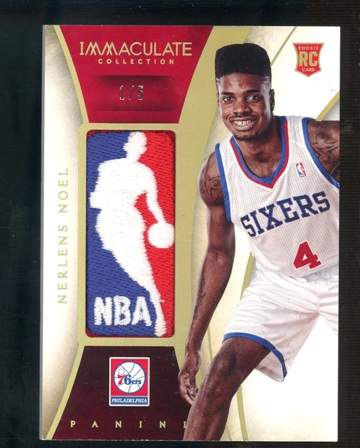 NERLENS NOEL 2013 PANINI IMMACULATE 76ERS RC LOGOMAN PATCH #38 1/5
