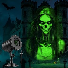 Halloween Projector Lights Outdoor 3D Dynamic Halloween Projector Yard Decor