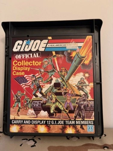 1982 GI Joe Official Collector Display Case 12 uniis Hasbro A Real American Hero