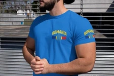 Romania T-Shirt | Romania Flag Tee | Romanian Pride T-Shirt | Romanian Heritage