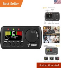 Versatile Metronome and Tuner with Color LCD Screen - Rechargeable Convenience