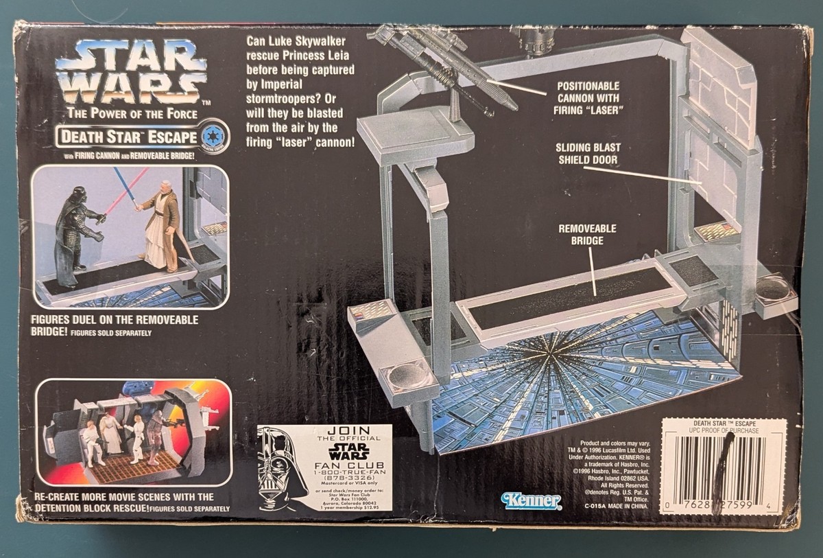 未開封 オールドケナー エスケープ フロム デススター トランスファーセット Kenner Star Wars Death Escape Playset Action Figure for sale