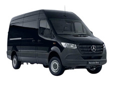 2018 Mercedes-Benz Sprinter Black Diecast 1:18 Scale Model - Norev 183041
