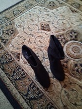 Primark Women's Black Stretch Ankle Boots Shoes UK Size 6