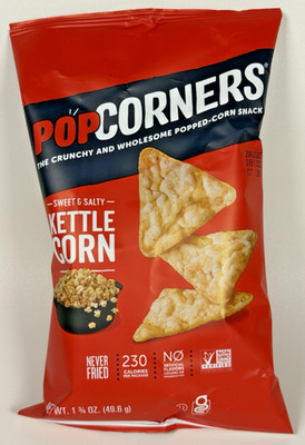 PopCorners Kettle Corn Sweet & Salty Snack 1.75 oz Gluten Free Chips