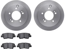 Rear Brake Pad and Rotor Kit 54CHCD87 for Hyundai Sonata 2008 2009 2010