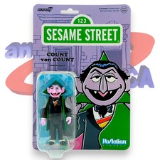 Super7 ReAction Sesame Street Count Von Count 3.75" Figure