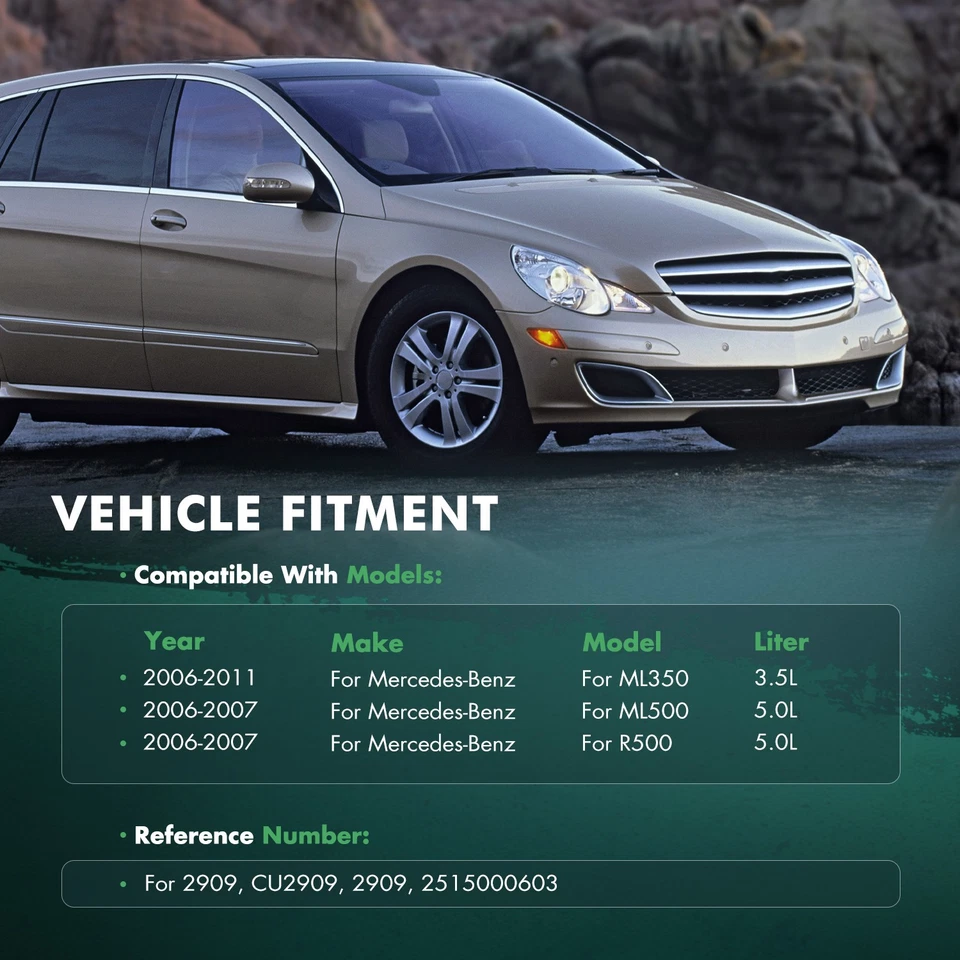 Radiador para Mercedes-Benz ML350 2006-2011 2006-2007 ML500 R500 3,0 L 3,5 L Foto 3 de 4