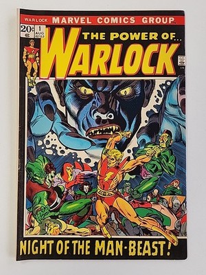 POWER OF WARLOCK # 1 Marvel Comics 1972 1st Issue Of First Series FN/VF 7.0