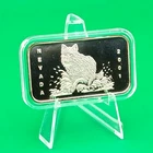 2001 Nevada "The Silver State" Wolf 1oz .999 Fine Silver - Rare Art Bar Capsule