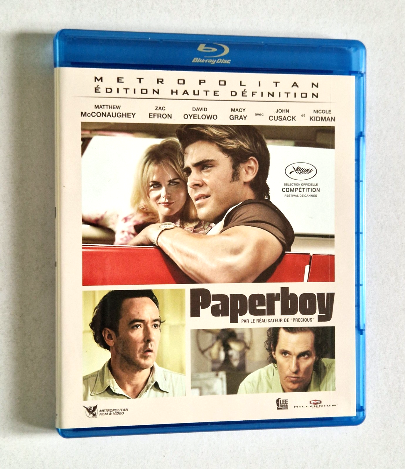 The Paperboy BLU RAY French Import English Audio Option