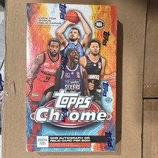 2024/25 Topps Chrome Box Sixers Hawks Wildcats 1 Auto/Relic Per Box NBL