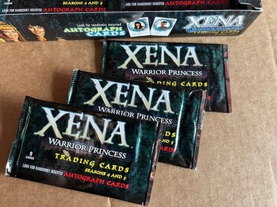 Xena Warrior Princess Season 4 & 5 Trading Cards 3er Pack Set Neu