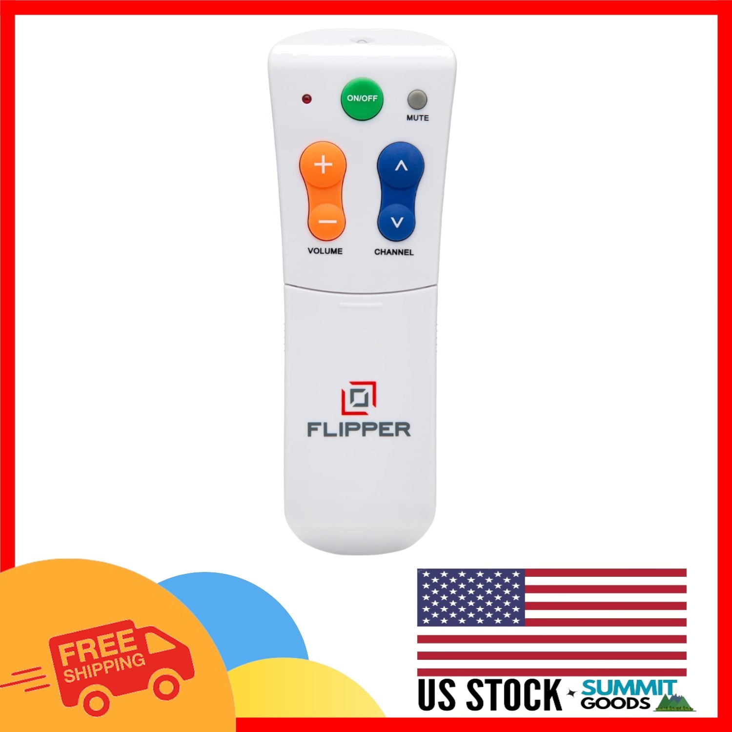 Essential Big Button Universal Remote - Simplifies TV Watchi