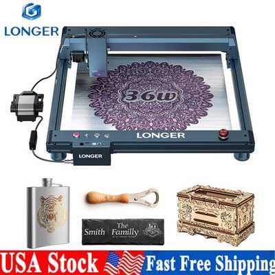 Longer Laser B1 30W DIY Laser Engraver Cutter with Auto Air Assist 450x440mm NEW