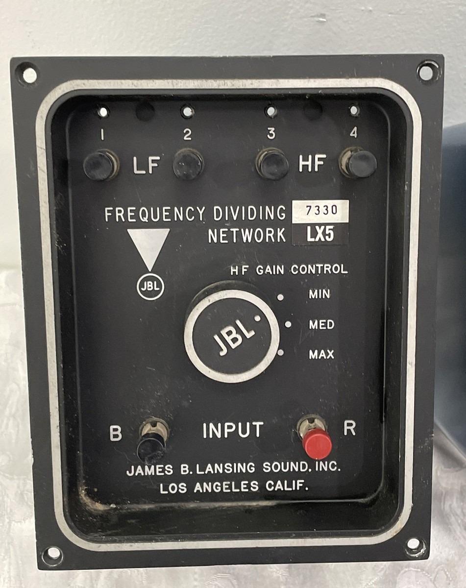 JBL LX5 16Ω Crossovers Blue Color consecutive serial number 7330