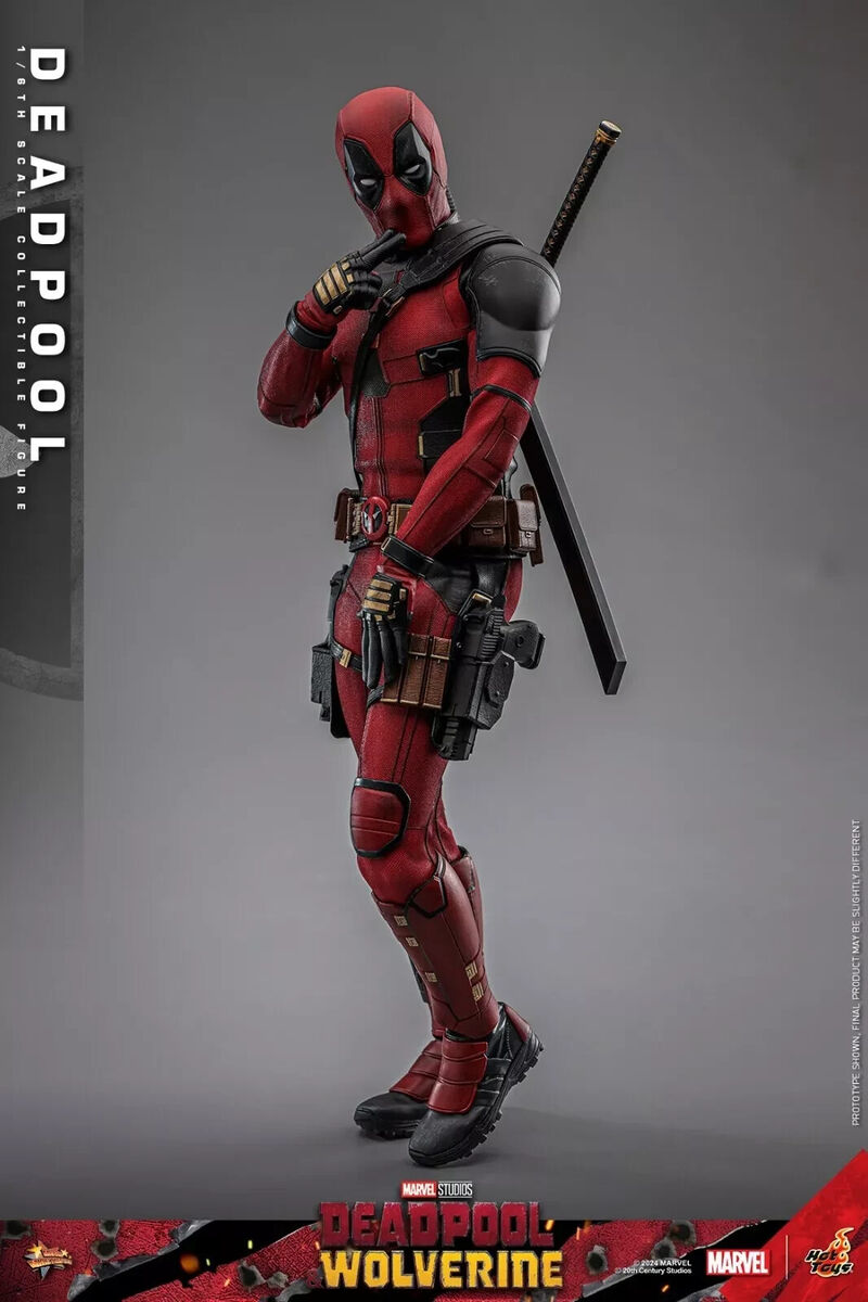 Hot Toys 1/6 MMS746B Deadpool From Deadpool & Wolverine Hot Toys 1/6 MMS746B Deadpool From Deadpool & Wolverine
