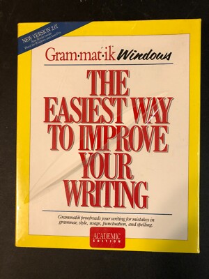 Vintage Grammatik Software - Windows  2.0 Software - Sealed/Shrink Wrap