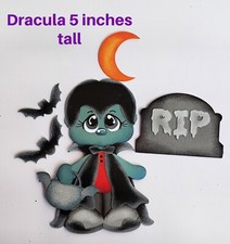 DRACULA premade paper piecing 3D die cut set HALLOWEEN SCRAPBOOK by Rhonda