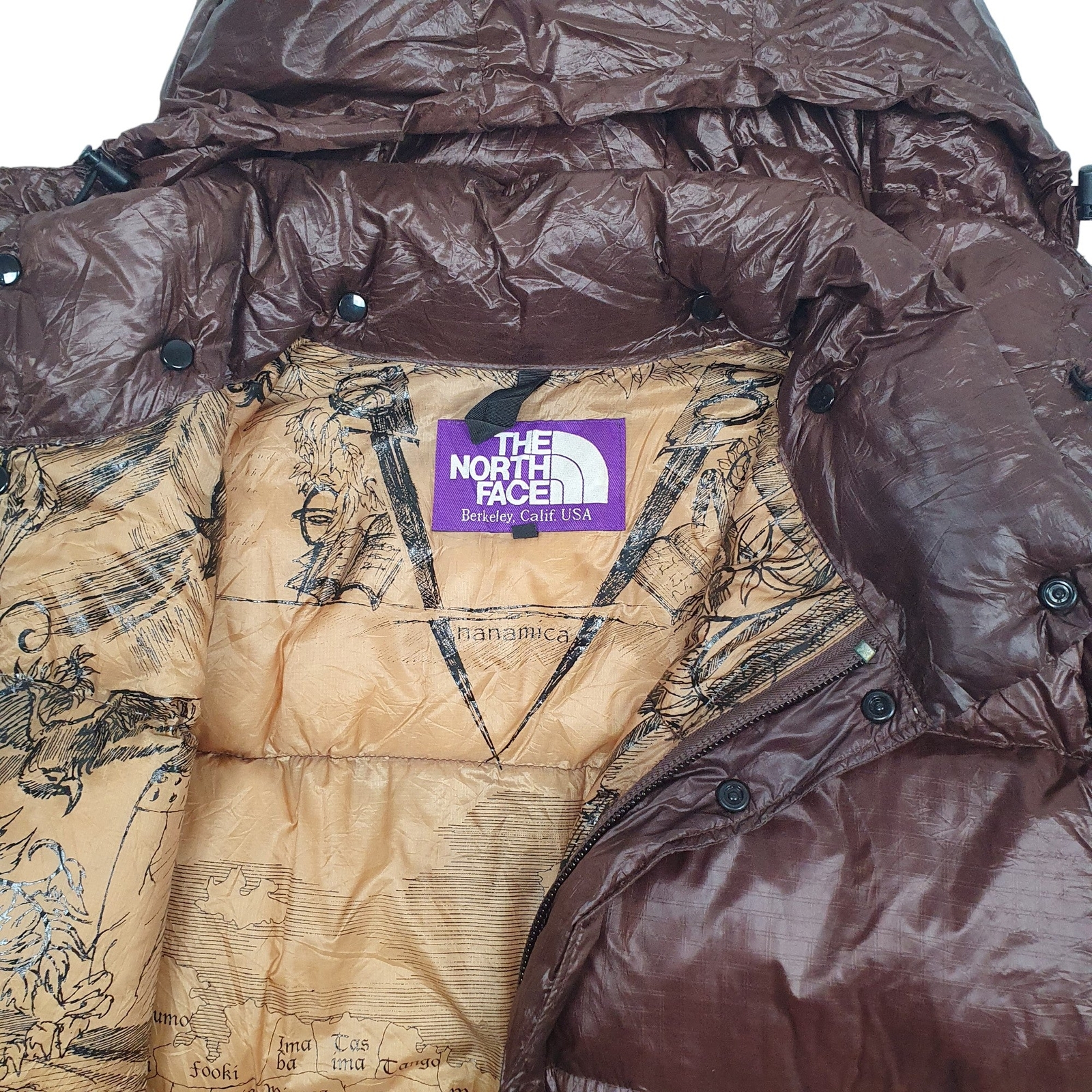 THE NORTH FACE PURPLE LABEL Puffer Jacket Coat Goose Down Nanamica L image 3
