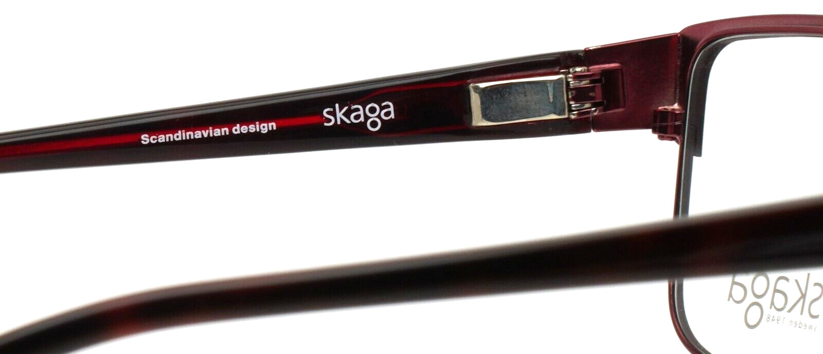 SKAGA 3869 BIRGIT 5501 Black Womens Rectangle Full Rim Eyeglasses 53-15-135 B:35