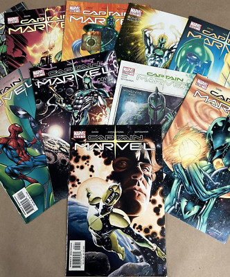 Captain Marvel #40, 41, 43-50 Marvel Comics (2000) Genis-Vell Entropy Avengers